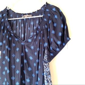 Printed HOBO top (Spanish Tile Print)💙